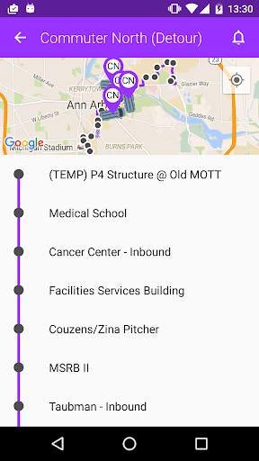 DoubleMap Bus Tracker screenshot 4
