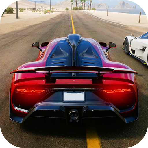 gioco di auto 3d icon