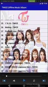 TWICE Offline Music Album 2 تصوير الشاشة