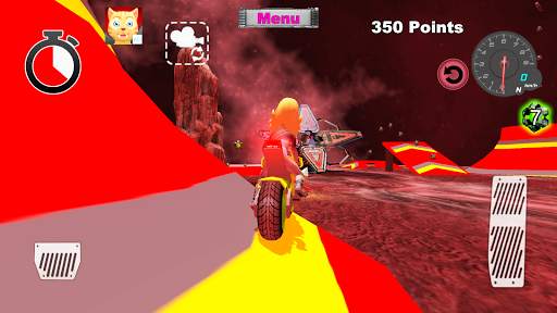 Bike Future Race Alien World by Kaufcom screenshot 3