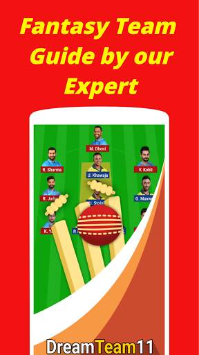 Dream Team11 - Fantasy Team Guide for Dream11 screenshot 1