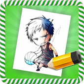 How To Draw :Kuroko no Basket Characters icon