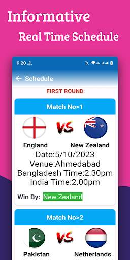 Cricket World Cup 2023 Live screenshot 2
