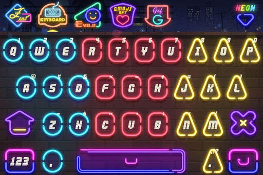 Neon Keyboard 1 تصوير الشاشة