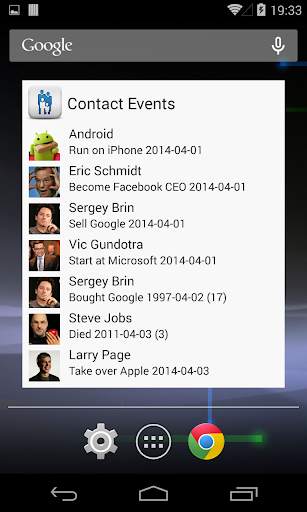 Contact Lookup Events screenshot 2
