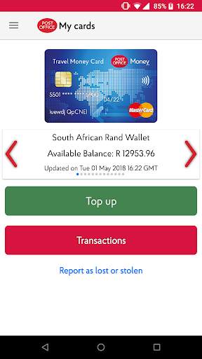 Post Office Travel Money Card screenshot 4