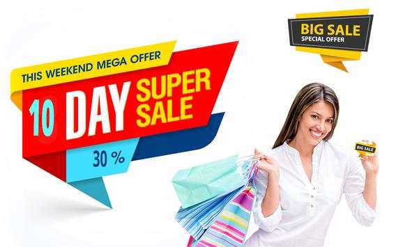 Sale Offer Business Promotion Photo Creator screenshot 1