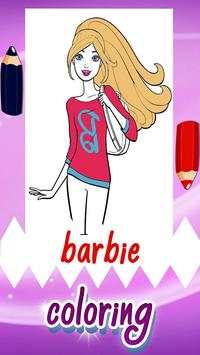 Coloring Game for Barbie screenshot 3