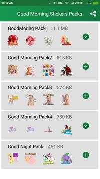 Good Morning Stickers For Whatsapp screenshot 3