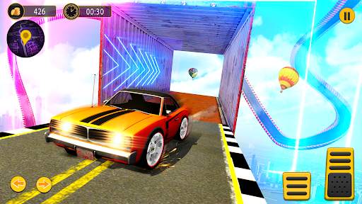 Car Games Mega Ramp Stunt Race screenshot 2