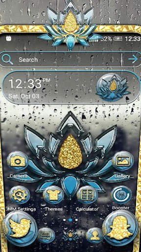 Glass Lotus Launcher Theme screenshot 1