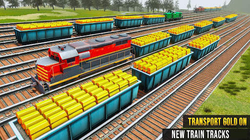 City Train Game Gold Transport screenshot 3
