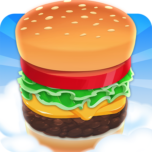 Sky Burger 🍔 Endless Hamburger Stacking Food Game icon