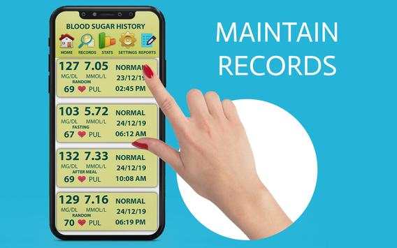 Blood Sugar Check : Logger Scanner Glucose Diary screenshot 3