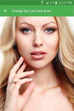 Change Eye Lens and Brow screenshot 1