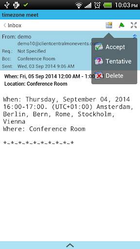 Mobile Access for Outlook Lite screenshot 4