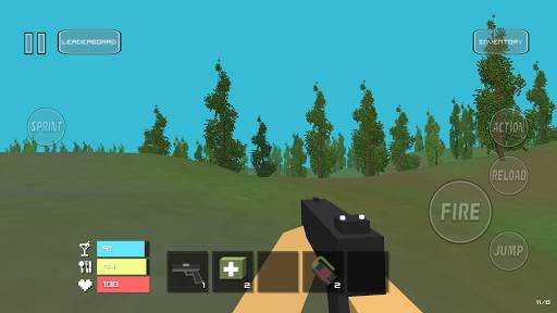 Zombie Craft - Free Shooting Game screenshot 1