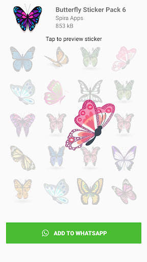 Butterfly Sticker For Whatsapp screenshot 8