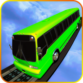 Impossible Bus Driving on Sky Bus icon