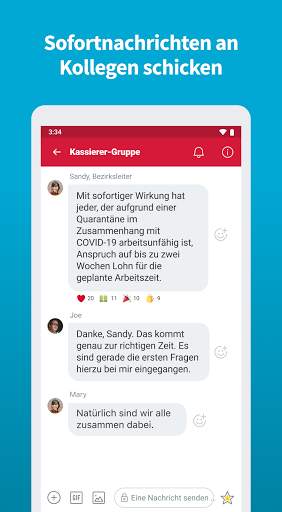 Crew Nachrichten und Planung screenshot 2