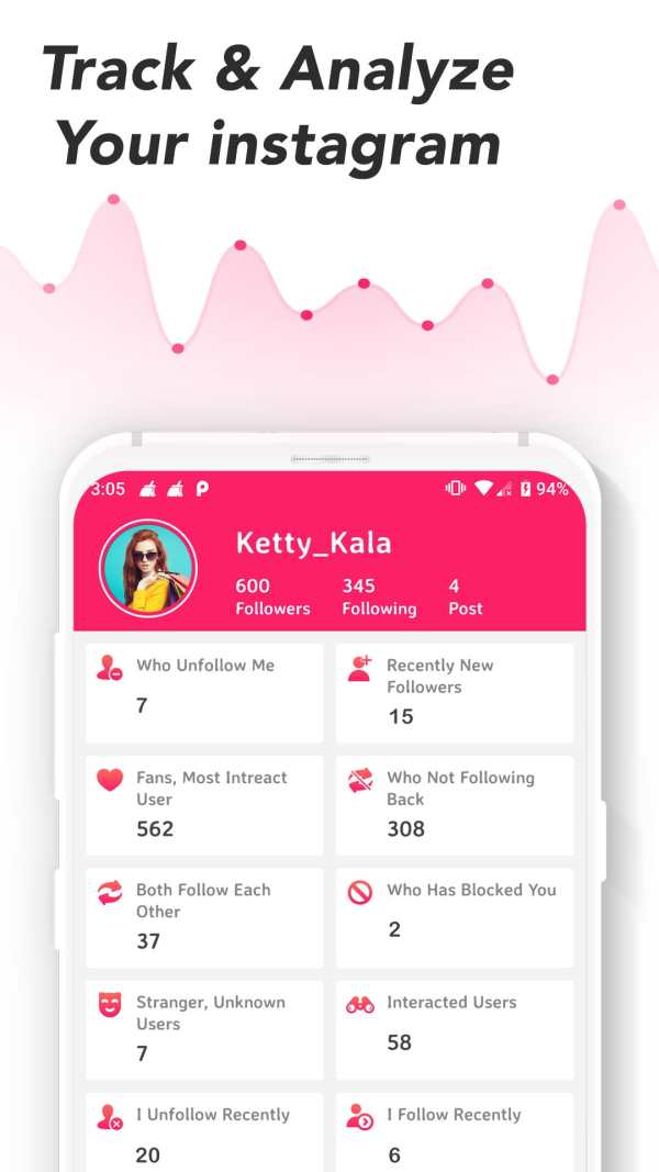 Follower Analyzer For Instagram - Follower Tracker screenshot 1