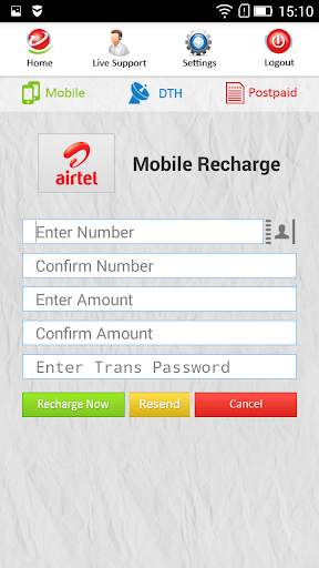 My Recharge With Live Supports screenshot 4