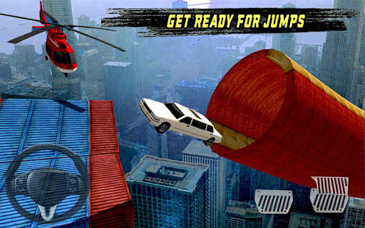 Extreme Limo Mega Ramp - Car Driving Games 3D screenshot 8