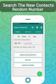 Friend Search for whatsapp - Chat Number 😍 screenshot 1