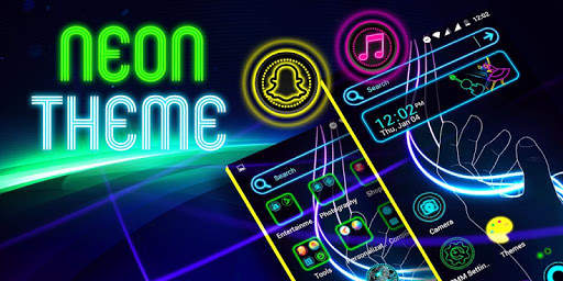 Neon Launcher Theme screenshot 3