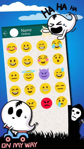 Silly Grim Reaper Emoji Stickers screenshot 4