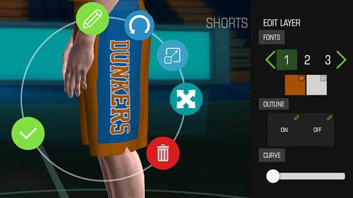 Basketball Jersey Editor - My Basketball Team screenshot 4