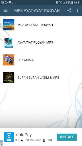 MP3 AYAT-AYAT RUQYAH screenshot 4