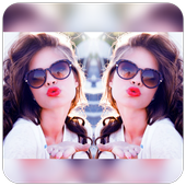 Photo Square Mirror Collage أيقونة