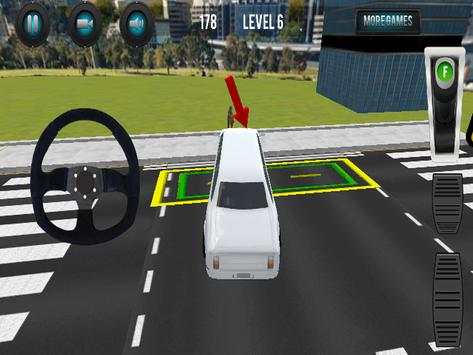 Limousine Car Parking 3D screenshot 6