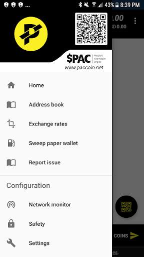 $PAC Mobile Wallet screenshot 1