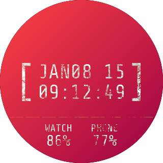 Date Stamp Watch Face 6 تصوير الشاشة
