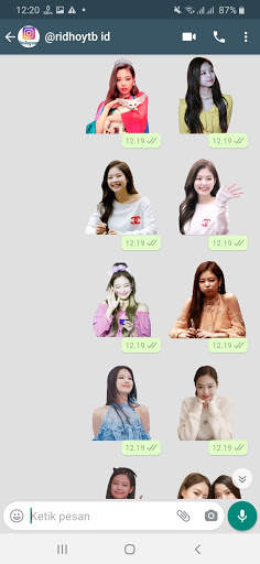 Stiker WA Jennie Blackpink for WAStickerApps screenshot 7