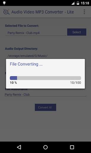 Audio Video MP3 Converter screenshot 4