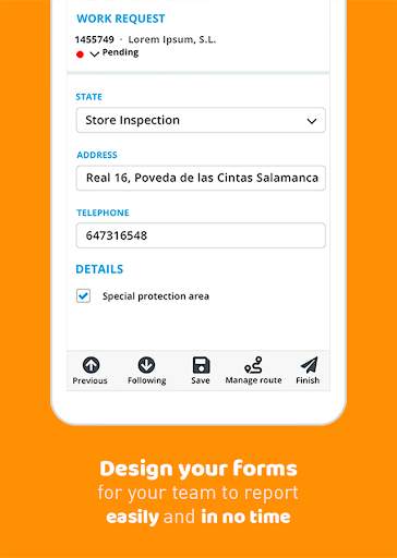 Work&Track Mobile - Field Serv screenshot 1