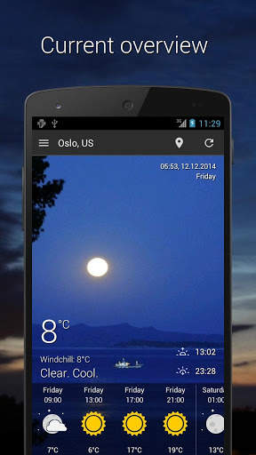 UNIWeather - Weather in pocket 1 تصوير الشاشة
