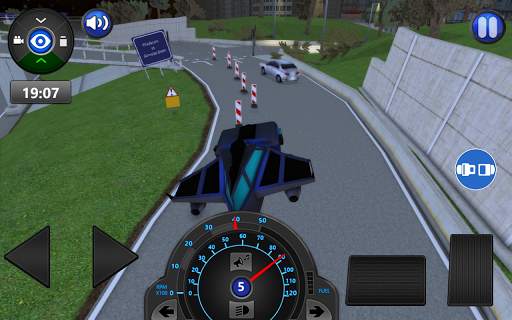 Sci Fi Car Driving School 3D screenshot 4
