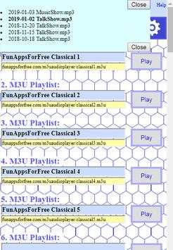 M3U Audio Player screenshot 2