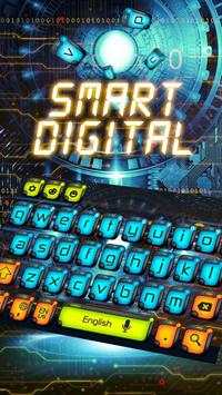 Smart  Digital Keyboard Theme screenshot 1