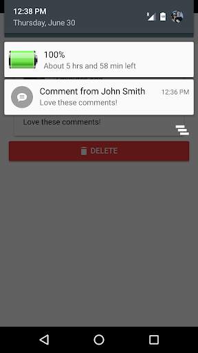 Comments Manager 2 تصوير الشاشة