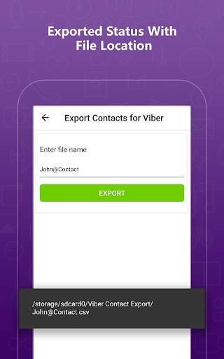 Export Contacts Of Viber : Marketing Software screenshot 8