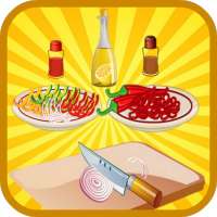chicken fajitas cooking - cookies girls games logo