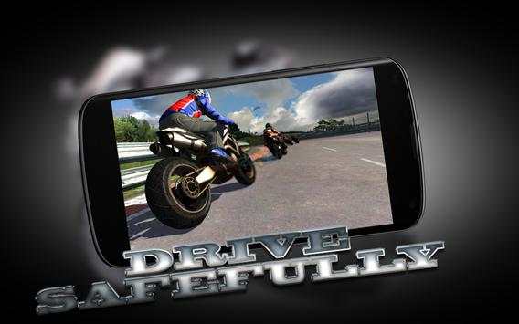 Road Racing Motorcycle Highway Traffic Rider Game screenshot 1