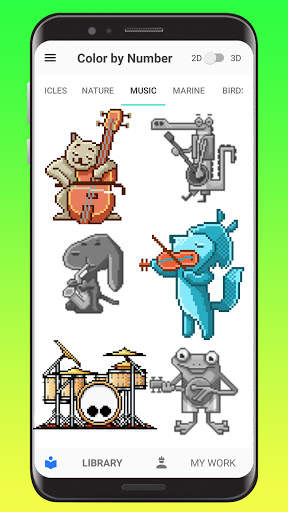 Color By Number - Unicorns Pixel Art screenshot 2