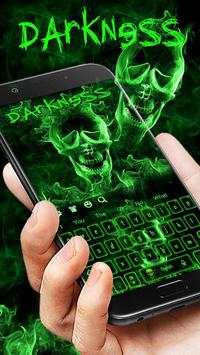 Hellfire Skull Keyboard Theme screenshot 2