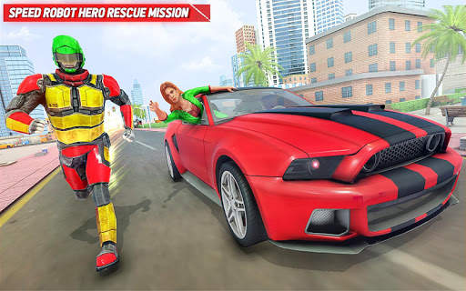 Bodyguard Robot Rope hero – Robot Crime Simulator screenshot 5